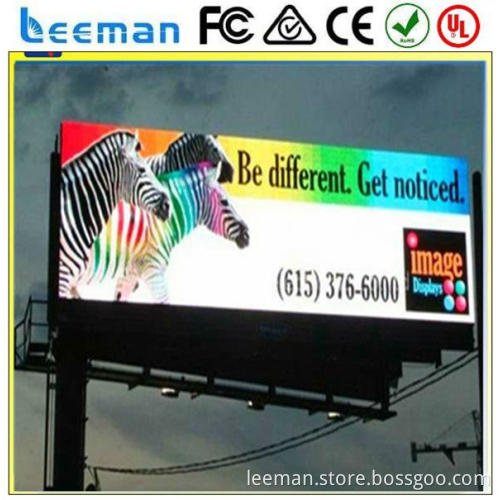 dip ads video led display magnesium die casting full color led video display p12